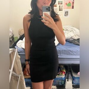 Princess Polly classic tank dress in black